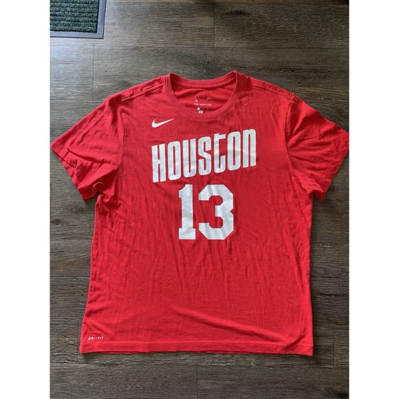 Nike Houston XL Hardin Shirt Great Condition Except Label Peeling - Picture 1 of 7